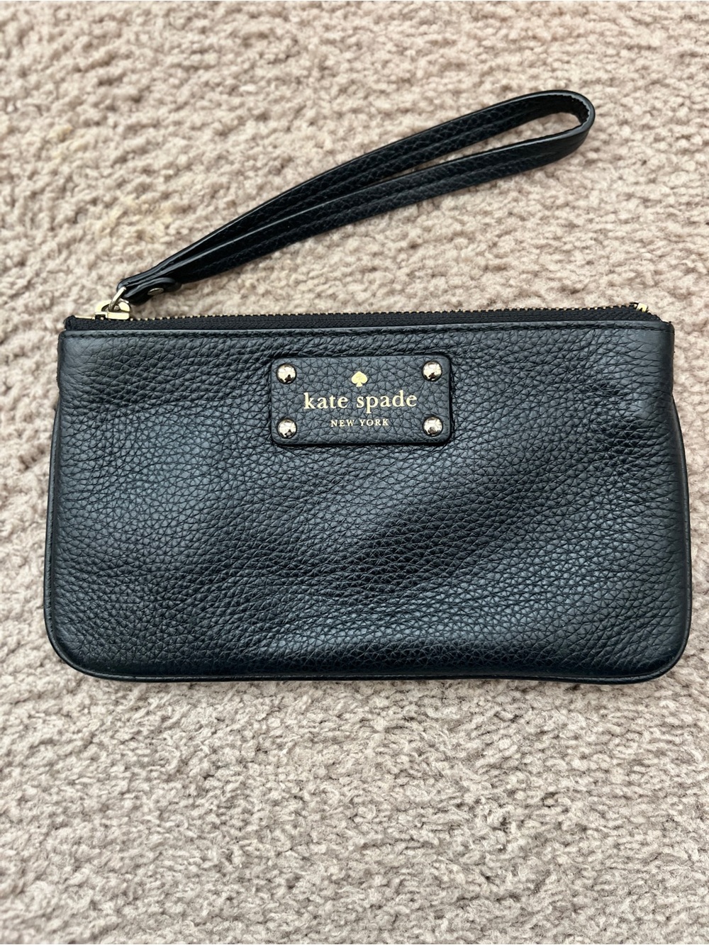 Kate Spade Black Wristlet